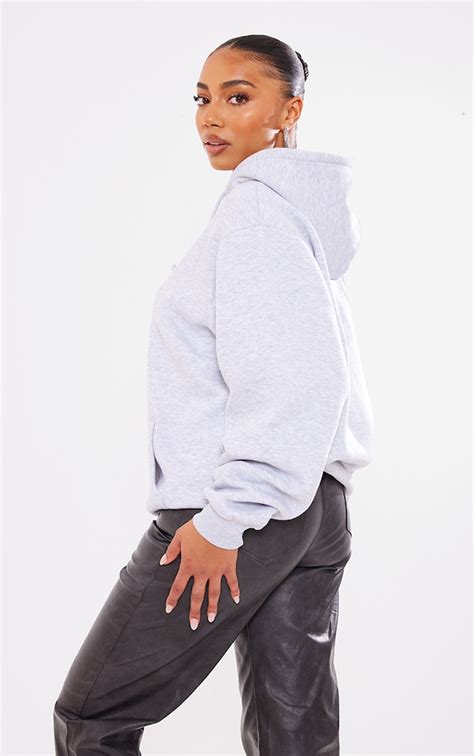 Tall Ash Grey Ultimate Oversize Hoodie Tall Prettylittlething Usa