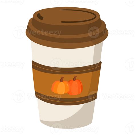 Pumpkin Spice Latte Illustration 15738126 Png