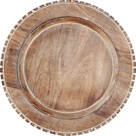 Large Wood Charger Plate Primitives By Kathy