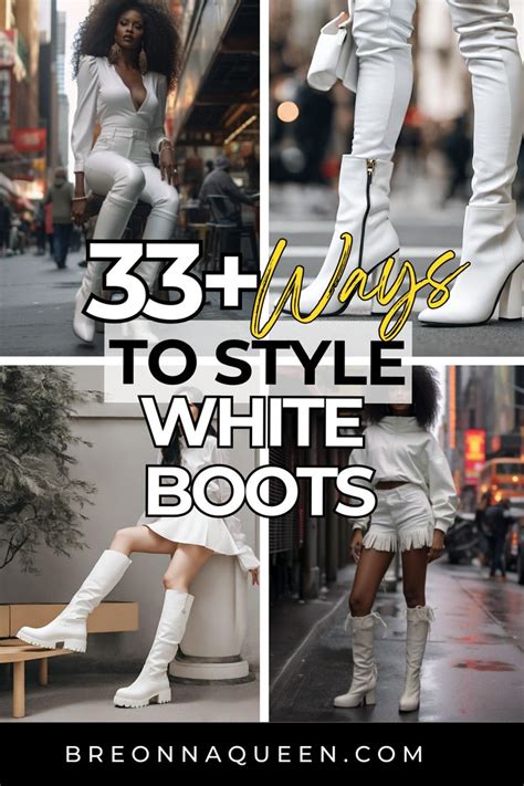 How To Wear White Boots Outfit Ideas For A Flattering Look White