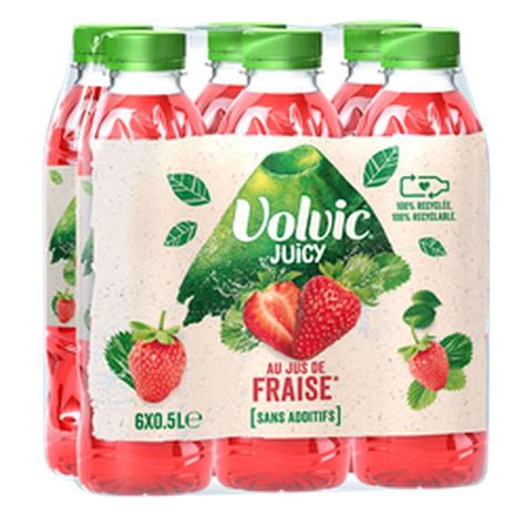 Pack De Volvic Juicy Fraise 6 X 50 Cl La Belle Vie Courses En