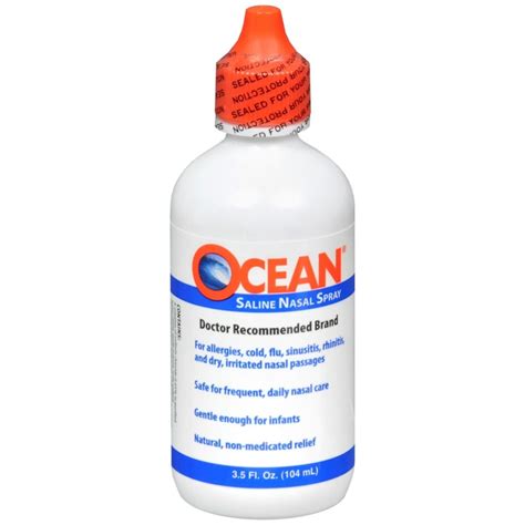 OCEAN Saline Nasal Spray – Medcare | Wholesale company for beauty and personal care