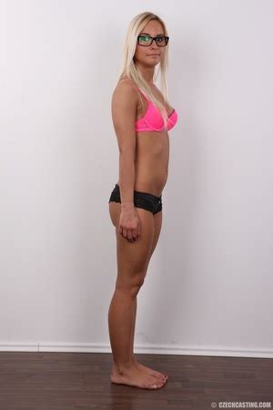 Dreamy Blonde Fawn In Glasses Ditches Her Clothing At Th XXX Dessert