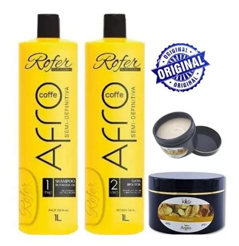 Kit Progressiva Semi Definitiva Afro Rofer Liso X L