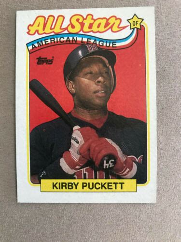 1989 Topps All Star 403 Kirby Puckett For Sale Online EBay