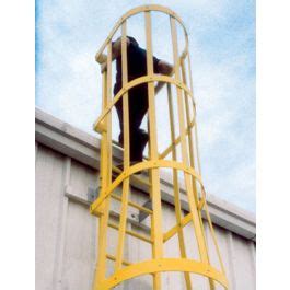 Fibergrate Series Dynarail Fixed Fiberglass Ladders With Walk Thru