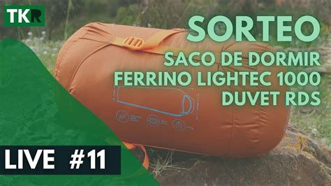 Live Sorteo Ferrino Lightec Duvet Rds Youtube