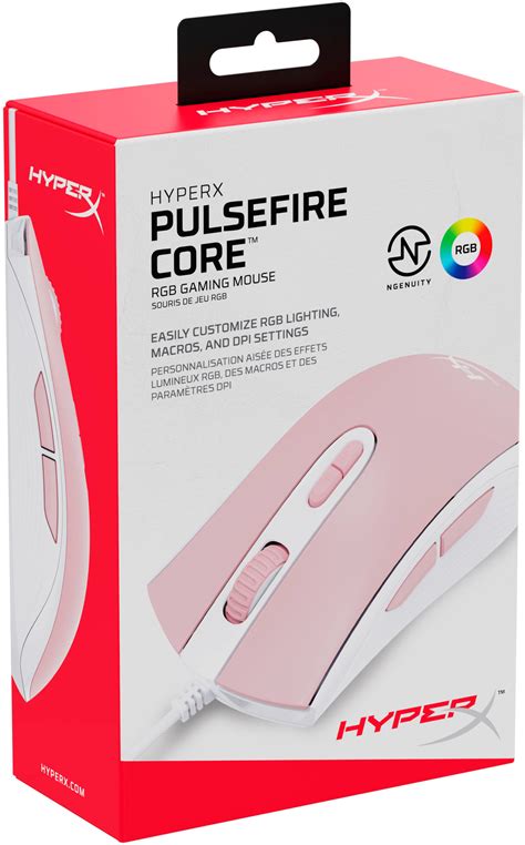 Best Buy Hyperx Pulsefire Core Wired Optical Gaming Mouse With Rgb