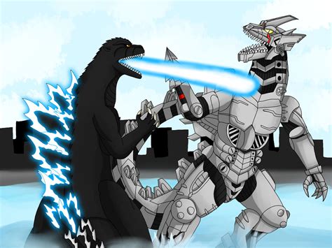 Godzilla 2004 vs Kiryu Glow by BrunoZillinHero on DeviantArt