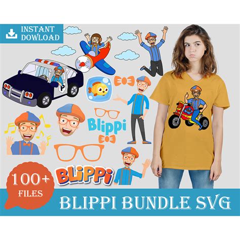 100 Blippi Stevin John Bundle Svg Trending Svg Blippi Svg Inspire