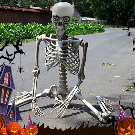 Life Size Skeleton 5 4ft 165cm Halloween Skeleton Poseable Skeleton