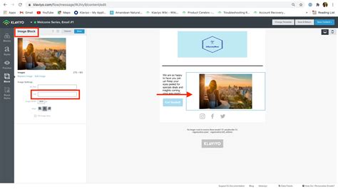 Comment Placer Un bloc texte + image côte à côte? | Klaviyo Community