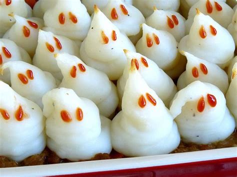 Halloween Mashed Potato Ghosts By Wing It Vegan Vegan Halloween