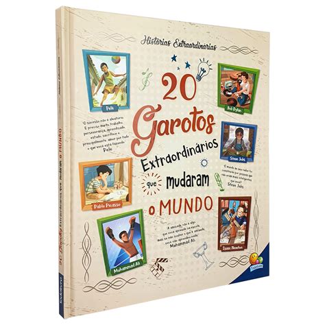 Kit Histórias Extraordinárias 20 Garotas e 20 Garotos Extraordinários