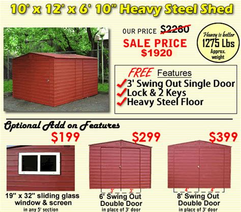 10x12 Sheds