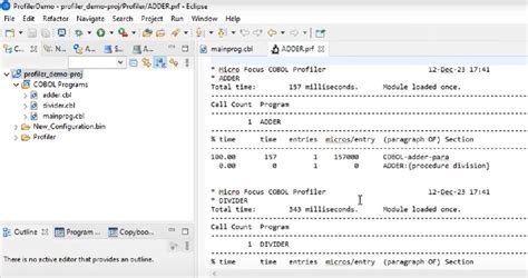 Using COBOL Profiler Videos Available Micro Focus Visual COBOL Tips