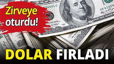 Dolar fırladı Yeni rekor