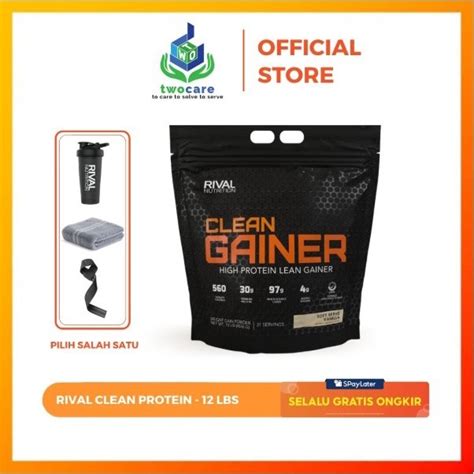 Jual Mass Gainer Rival Nutrition Clean Gainer 12 Lbs High Protein Gain