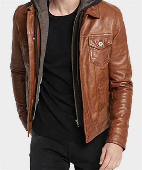 Dark Brown Leather Jackets For Men