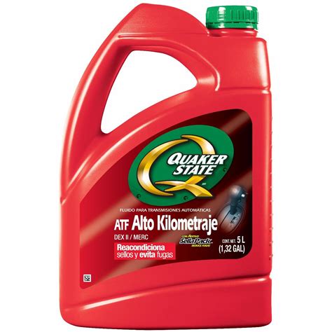 Quaker State ATF Alto Kilometraje Liquido Para Transmision Automatica 5