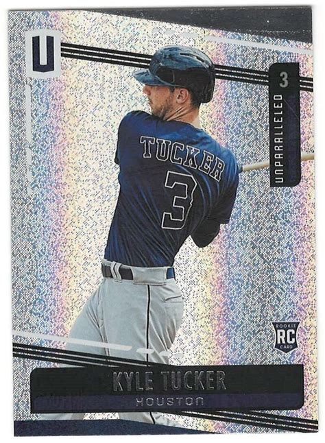 KYLE TUCKER RC 2019 Panini Chronicles Unparalleled 21 ROOKIE Astros ID