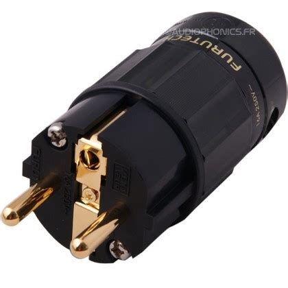 FURUTECH FI E38 G Schuko Type E F Power Connector Gold Plated Ø17 5mm