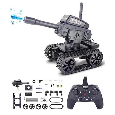 Buy VANLINNY Robot Kits,RC Tank for Boys Girls,2-in-1 Water Beads2000 ...