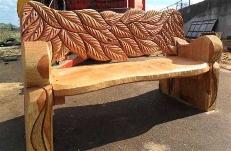 Awesome Log Benches Carved Bench Carved Furniture Wood Bench