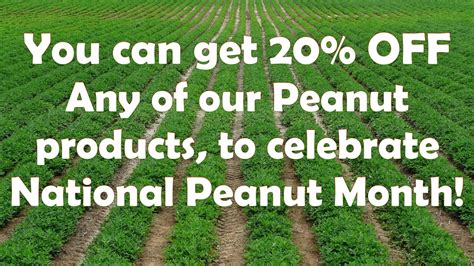 National Peanut Month Youtube