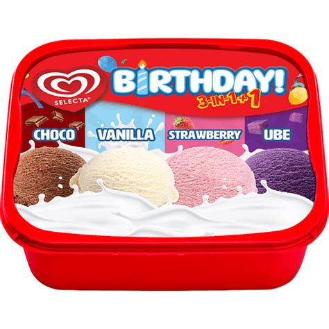 Selecta 3 In 1 1 Choco Vanilla Strawberry Ube Ice Cream 13l Shop