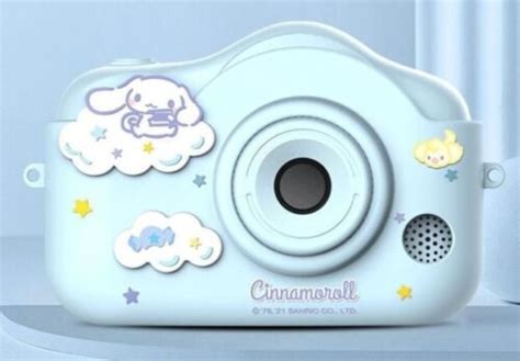 Sanrio Hello Kitty Cinnamoroll Digital Camera 1080p 4000w With Strap