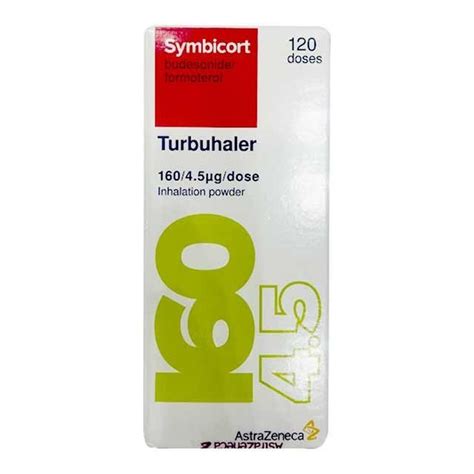 Symbicort 160 4 5 Turbuhaler 120 Metered Doses Treatment Asthma At