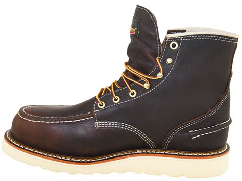 Thorogood Mens 1957 Series 6 Moc Toe Waterproof Steel Toe Work Boots