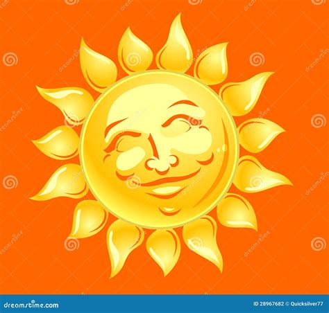 Happy Sun Face Stock Photography - Image: 28967682