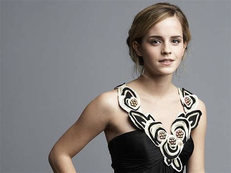 Hd Wallpaper Emma Watson Women Actress Brunette Smiling Looking