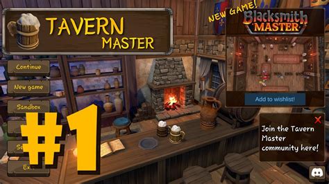 Tavern Master Walkthrough 1 No Commentary Youtube