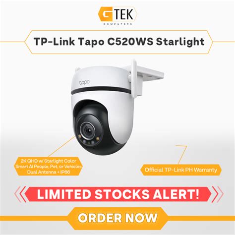 Tp Link Tapo C Ws Starlight Outdoor Pan Tilt Security K Qhd Wifi