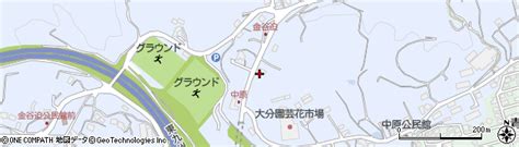 大分県大分市金谷迫1076の地図 住所一覧検索｜地図マピオン