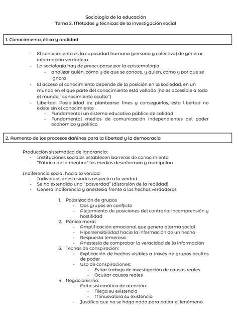 SOLUTION Tema 2 M Todos Y T Cnicas De La Investigaci N Social Apuntes