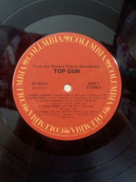 Top Gun - 1986 Original Motion Picture Soundtrack – Vinyl Pursuit Inc