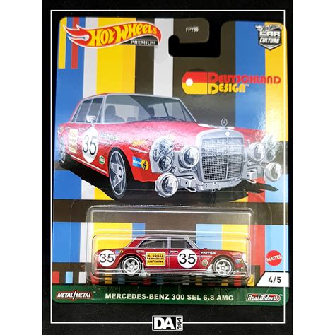 HOT WHEELS Deutschland Design Mercedes Benz 300 SEL 6 8 AMG Shopee Malaysia