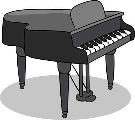 Piano. Vector illustration of a piano isolated. 21592935 Vector Art at ...