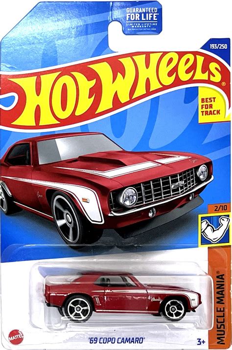 HOT WHEELS Copo Camaro Red C Auta Hračky