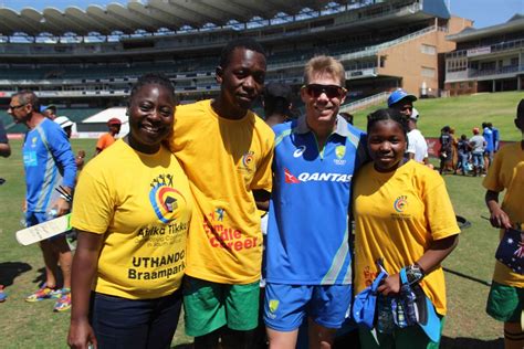 Australia Introduce Afrika Tikkun Youth To Cricket