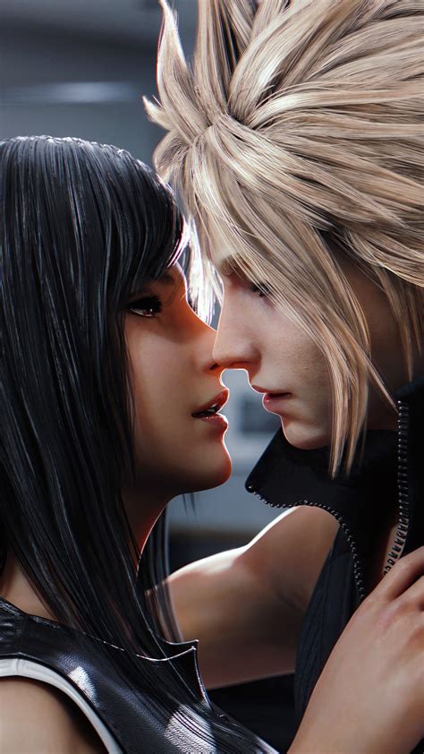 Cloud Strife Tifa Lockhart Final Fantasy 7 Remake Video Game Final