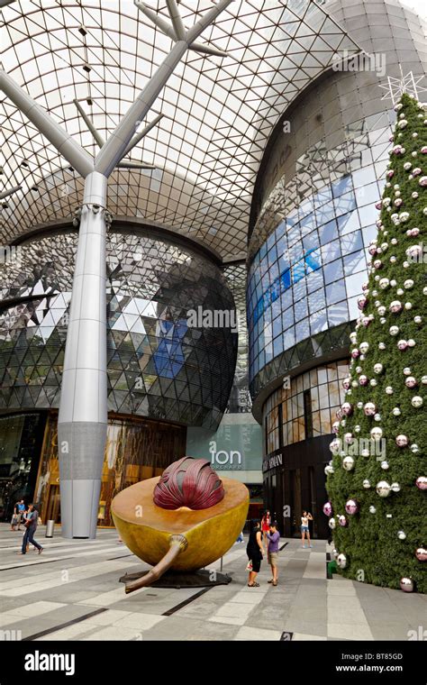 Ion Orchard Shopping Mall Singapore Asia Stock Photo Alamy