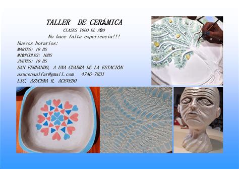 Ceramica Azucena Acevedo TALLER DE CERAMICA CLASES EN SAN FERNANDO A