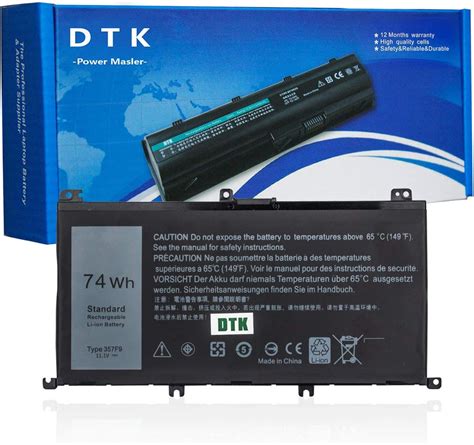 Dtk Laptop Battery For Dell Inspiron F