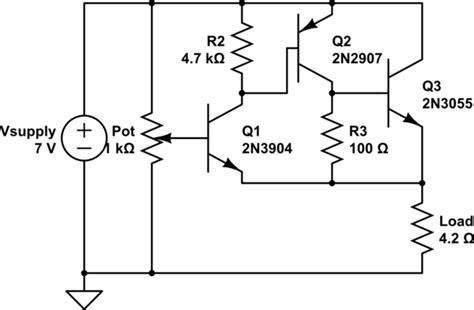 power supply - Transistor biasing arrangement - Electrical Engineering ...