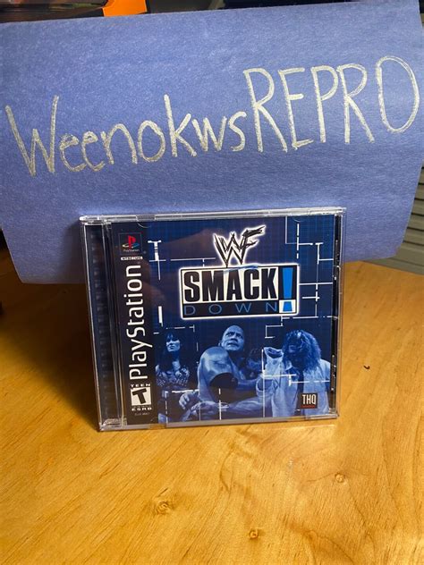 WWF Smackdown REPRODUCTION CASE No Disc Ps1 - Etsy